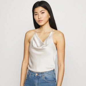 NWT Abercrombie Cowl Neck Bodysuit small